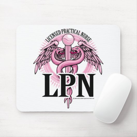 LPN PINK Caduceus Muismat (Met muis)