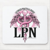 LPN PINK Caduceus Muismat (Voorkant)