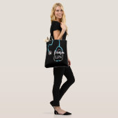 LPN Praktische zure RN Gift Stethoscoop Monogram Tote Bag (Op model)