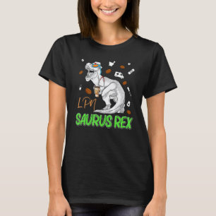 Lpn Saurus Rex Dinosaur Schrobbe Koffie Verpleegst T-shirt