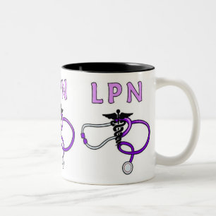 LPN-stethoscoop Tweekleurige Koffiemok