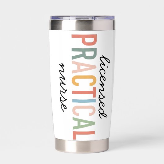LPN Tumbler - Personalized Licensed Practical Nurs Geïsoleerde Drinkbeker (Voorkant)