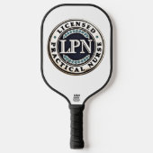 LPN verpleegster Pickleball Paddle (Voorkant)