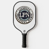 LPN verpleegster Pickleball Paddle (Achterkant)