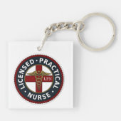 LPN verpleegster Sleutelhanger (Achterkant)