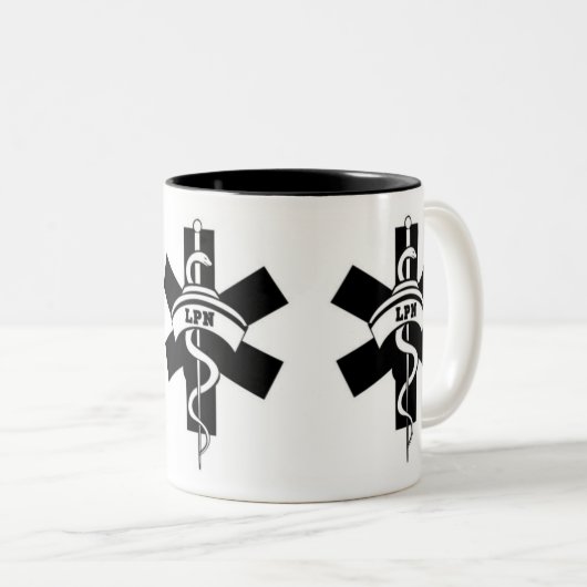 LPN-verpleegsters Koffiemok (Voorkant rechts)