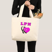 LPN-zorg Grote Tote Bag (Voorkant (product))