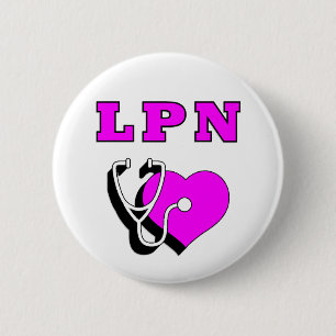 LPN-zorg Ronde Button 5,7 Cm