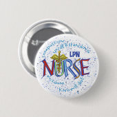 LPN Zuurmotto Ronde Button 5,7 Cm (Voorkant /achterkant)