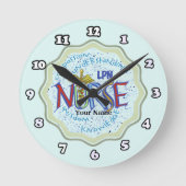 LPN Zuurmotto Ronde Klok (Voorkant)