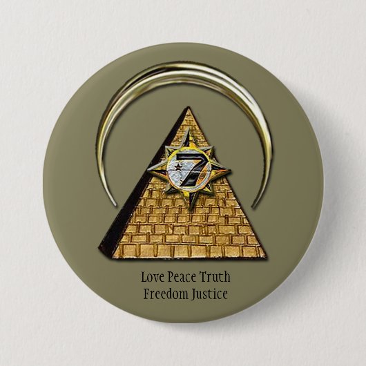 LPTFJ RONDE BUTTON 7,6 CM (Voorkant)