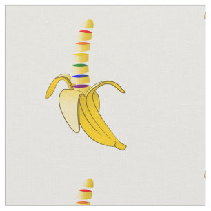 LQBQT Pride Humoristische Banaan Stof