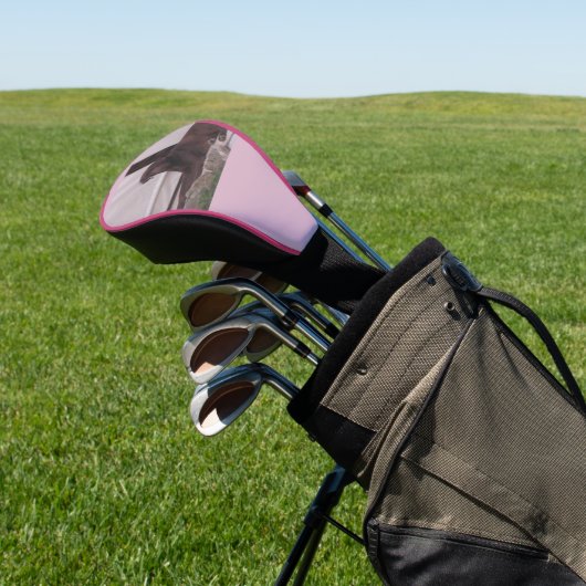 LR-chocoladelab Golfheadcover (Insitu)