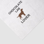 LR-chocoladelab Tissuepapier (Detail)