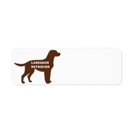 LR-chocoladelabnaam silhouette Etiket (Voorkant)