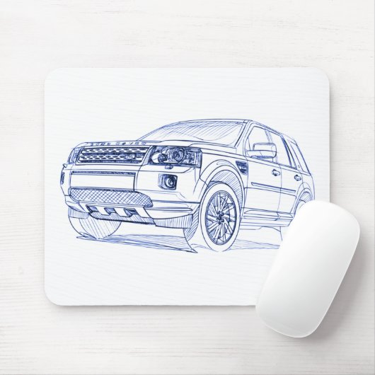 LR Freelander 2011 Muismat (Met muis)