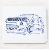 LR Freelander 2011 Muismat (Voorkant)