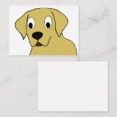 LR gele cartoon Notitiekaartje (Voorkant / Achterkant)