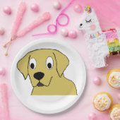 LR gele cartoon Papieren Bordje (Feest)