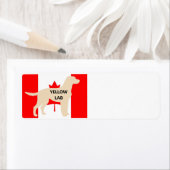 LR gele laboratoriumnaam silhouet op flg Etiket (Insitu)