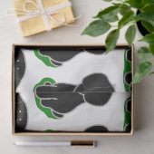 LR kawaii cartoon zwart lab Tissuepapier (Geschenk)