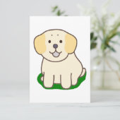LR kawaii gele lab Bedankkaart (Staand voorkant)
