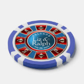 LR Las Vegas Casino | Monaco Blauw Pokerchips (Enkel)