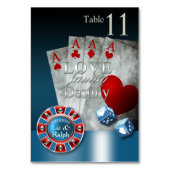 LR Las Vegas Deluxe TC-11 | Monaco blauw & rood Kaart (Achterkant)