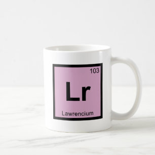 Lr - Lawrencium Chemistry Periodic Table Symbol Koffiemok