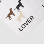 LR-liefhebber alle kleuren silhouet Tissuepapier (Detail)