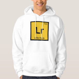 Lr - Little Rock Arkansas Scheikunde Periodiek Sys Hoodie