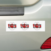 LR-naam vlaggenwet Bumpersticker (Op auto)