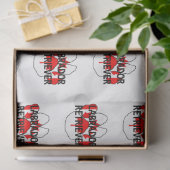 LR-naam vlaggenwet Tissuepapier (Geschenk)