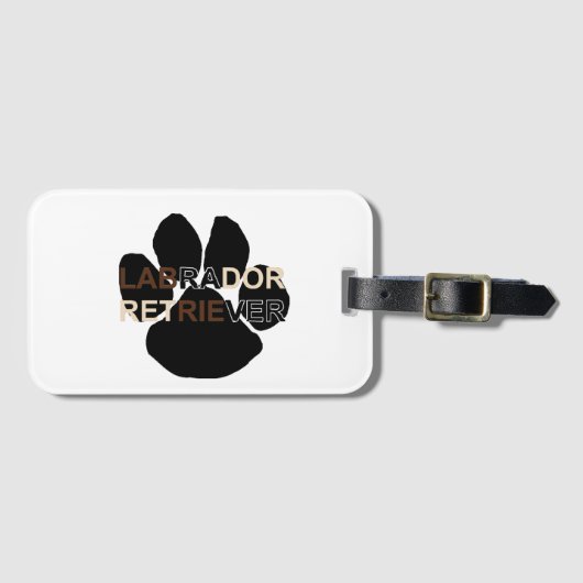 LR-naampootje Bagagelabel (Voorkant (horizontaal))