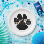 LR-naampootje Papieren Bordje (Feest)