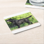 LR zwart lab vol Kartonnen Onderzetters (Schuin)