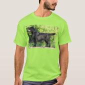 LR zwart lab vol T-shirt (Voorkant)