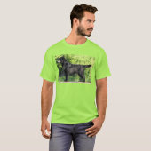 LR zwart lab vol T-shirt (Voorkant volledig)