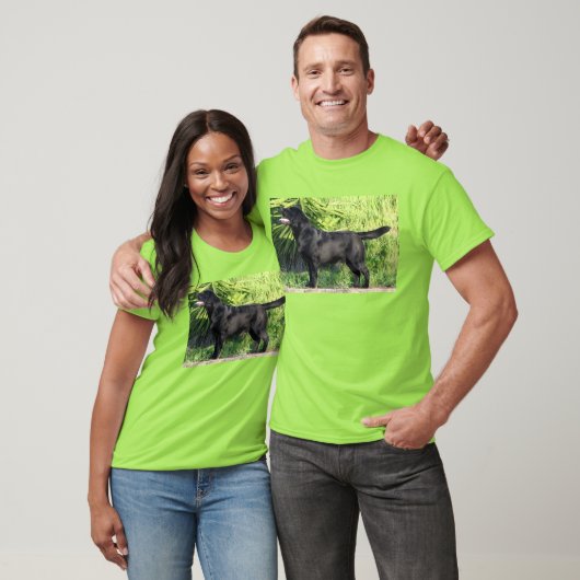 LR zwart lab vol T-shirt (Unisex)