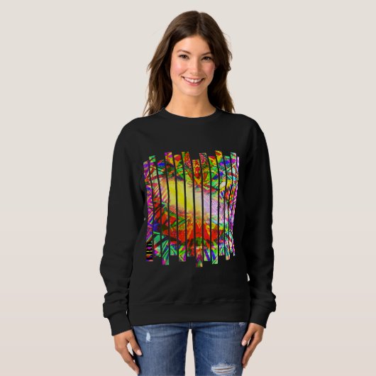 LRD Triptych Print Sweatshirt (Voorkant volledig)
