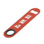 LRE Lake Riverside Estates Bottle opener Speed Flessenopener (Voorkant Gekanteld)