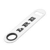 LRE Lake Riverside Estates Bottle opener Speed Flessenopener (Voorkant Gekanteld)