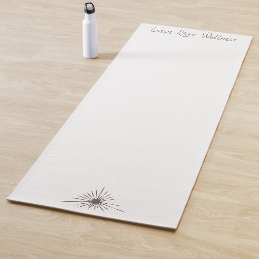 LRW Sun Logo Brand Basic Yoga Mat (In situ)