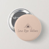 LRW Sun Logo Brand gedempte blush Button (Voorkant /achterkant)