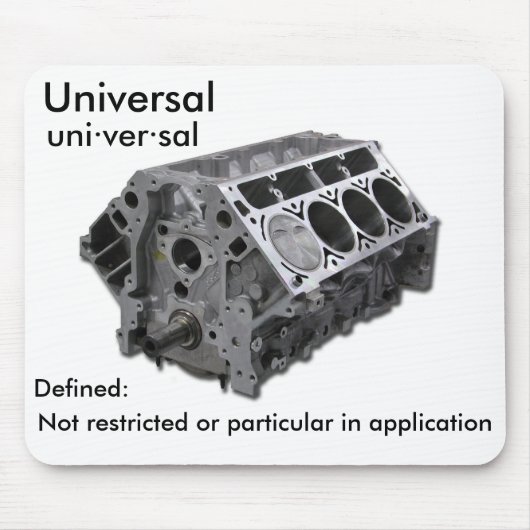 LS1, motorwisselaar Muismat (Voorkant)