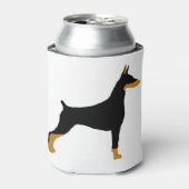 LS Doberman Pinscher kleurensilo Blikjeskoeler (Blikje Voorkant)