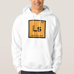 Ls - Lee's Summit Missouri Chemie Symbool Stad Hoodie