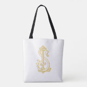 LS monogram of SL monogram Canvas tas (Achterkant)