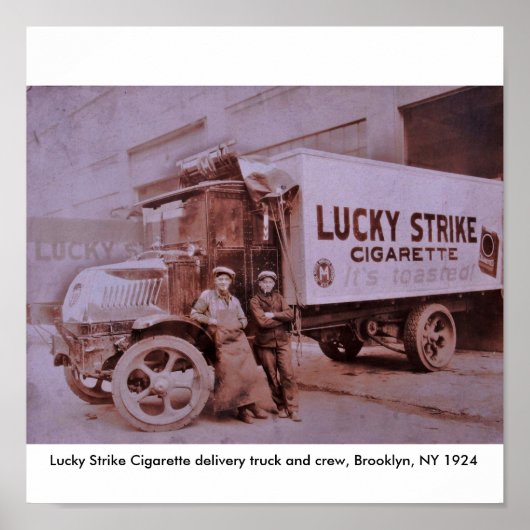 LS Truck Print Copy, Lucky Strike Cigarette del.. (Voorkant)