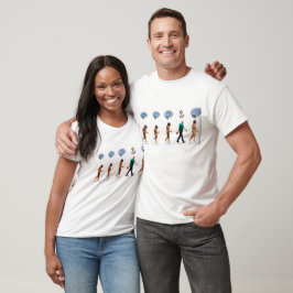 LS White T-shirt - Spelen door middel van man